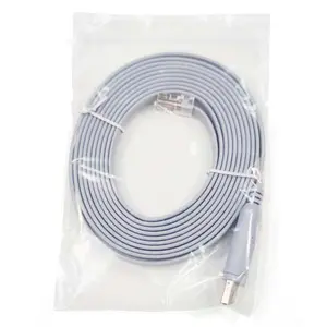 Cable de consola de depuración FTDI chip FT232R + ZT213 USB a RJ45 para enrutador de interruptor de configuración de control H3C Cisc0 con bolsa de PE