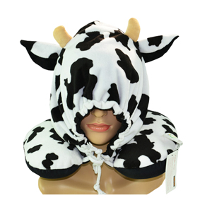 Phim hoạt hình anumal thiết kế trong nhà ngoài trời di động U hình dạng du lịch cổ gối với mui xe - Product Image 3