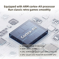 Fabricant en gros Console de jeu rétro portable avec écran IPS de 3,5 pouces Joueurs de jeux portables pour enfants Compatible avec le système Linux