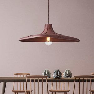 โคมไฟยูเอฟโอสไตล์วาบิซาบิแบบญี่ปุ่น ดีไซน์สร้างสรรค์ไม่ซ้ำใคร เหมาะสำหรับโต๊ะอาหาร บาร์ เคาน์เตอร์ โชว์รูม โคมไฟระย้าดีไซน์แปลกตา - Product Image 2