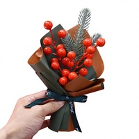 Buket Bunga Sabun Mini Bunga Matahari Mawar Sabun Bunga Tahan Lama Hadiah Floral untuk Acara Perusahaan Natal Hari Valentine