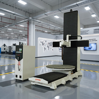Máquina de Grabado CNC Vertical de 5 Ejes Rongchi, Router de Tallado 3D para Madera, Espuma, Plástico, Superficies Complejas y Procesamiento de Moldes