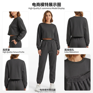 Sweat à capuche unisexe en coton épais pour le sport, grande taille, respirant, séchage rapide, logo personnalisé - Product Image 4