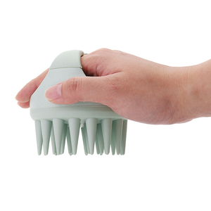 Personal Care Hair <b>Tool</b> Head Hair Massage Brush Scalp Exfoliator <b>Silicone</b> Shampoo Brush Scalp Scrubber for Hair Growth - Product Image 2