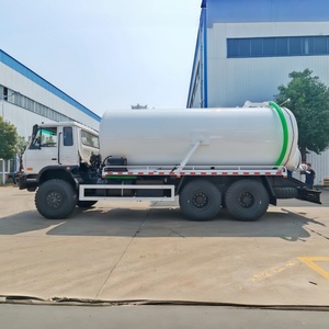 Camion d'aspiration des eaux usées Chengli à prix avantageux, 6x4, 20m³, diesel, manuel, avec réservoir à vide, à vendre - Product Image 5