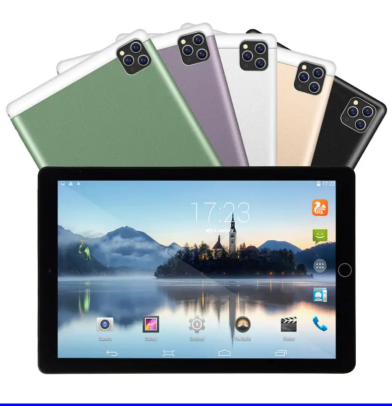 แท็บเล็ตพีซี10นิ้วขายดี2G/3G/4G แผ่นโทรศัพท์ IPS ซิมการ์ดจอ LCD 2GB + 16GB Quad Core GPS 10.1นิ้ว Android แท็บเล็ตพีซีสำหรับเด็ก