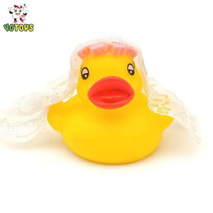 Vui bóp biểu tượng tùy chỉnh in nổi đám cưới cao su vịt - Product Image 6