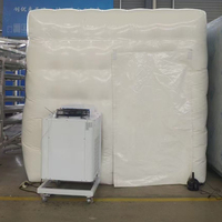 Chambre froide mobile gonflable pliable 3,6*2,6*2,5m avec compresseur 2HP 220V 110V R404a R290