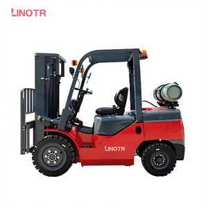 מלגזה פרופאן למכירה חמה מבית LINOTR, 3 טון, 3.5 טון, 4 טון, 4.5 טון, 5 טון, מלגזת דלק כפול LPG עם מנוע EPA - Product Image 2