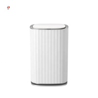 Poubelle intelligente de bureau de 15 gallons, poubelle automatique à capteur, poubelle à déchets