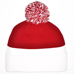 Nouveau bonnet tricoté avec drapeau irlandais pour femmes et hommes, bonnet à pompon, doux, extensible, chaud pour l'hiver, vente en gros personnalisée, <span class=keywords><strong>pas</strong></span> <span class=keywords><strong>cher</strong></span> - Product Image 5