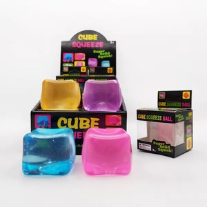 Jouets sensoriels à presser, jouets anti-stress, jouets amusants et colorés en forme de glaçons, balles anti-stress - Product Image 4