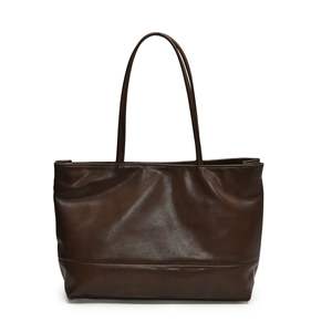 Sac fourre-tout simple marron, design grande capacité, sac à main mode femme - Product Image 5