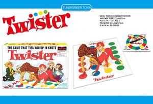 Gioco da Tavolo Divertente <span class=keywords><strong>Twister</strong></span> in Russo, Inglese e Francese per Bambini e Adulti - Product Image 5