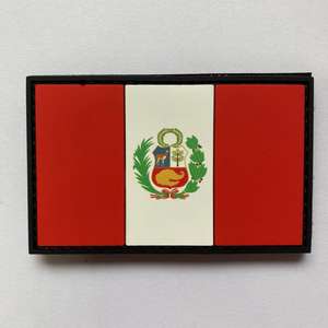 Parche promocional de PVC con bandera americana de EE. UU., parche táctico de EE. UU., Parche de cierre de gancho y bucle de PVC - Product Image 6