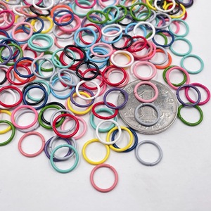 Taodao – 100 pièces de bracelets et colliers en fer peint coloré, anneaux ouverts, matériel de bricolage pour la création de bijoux faits main - Product Image 3