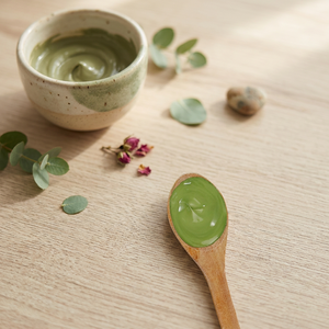 Masque facial à l'argile verte, traitement au collagène, perle et vitamine C, traitement chimique des boutons et de l'acné, contrôle du sébum, resserrement des pores, blanchiment - Product Image 3