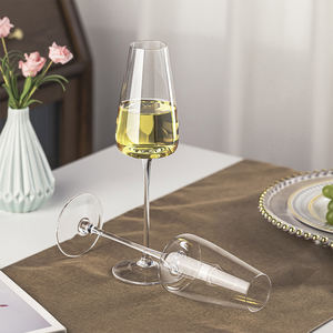CnGlass fait à la main cristal verre à vin tasse de haute qualité sans plomb flûte à <span class=keywords><strong>Champagne</strong></span> gobelet pour mariages et fêtes - Product Image 2