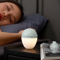 Mini haut-parleur sans fil portable 3-en-1 en plastique 5.3 avec lumière respirante et bruit blanc pour l'entraînement au sommeil des enfants