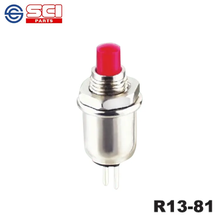 Sci Mini Knop Schakelaar 5.2Mm Montagegat 1r3-81a Met 1no1nc Combinatie Maximale Stroom 0,5a En Spanning 125V