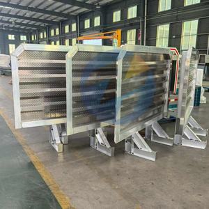 Accessoires pour remorque de camion 68 pouces de haut x 80 pouces de large, barre anti-choc pour semi-remorque avec 2 supports de chaîne et plateau complet - Product Image 3