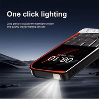 Teléfono móvil V10 Dual SIM Magic Voice Speed Dial FM Radio Cámara Linterna Puerto tipo C Pantalla de 2,01 "Función clave Teléfono móvil