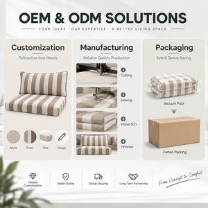 Ensemble <span class=keywords><strong>de</strong></span> coussins <span class=keywords><strong>de</strong></span> banquette pour camping-car, <span class=keywords><strong>caravane</strong></span>, taupe rayé, épais, doux, confortable, pour usage quotidien, intérieur/extérieur - Product Image 6