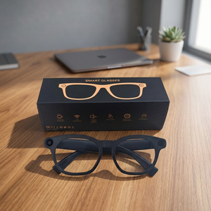 Gafas Inteligentes con Cámara Única, Control por Gestos, Marco de Plástico y Titanio para Llamadas Telefónicas - Product Image 1
