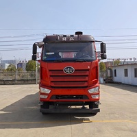 FAW 8x4 camion à benne basculante monté grue articulée 14 tonnes prix du camion grue à flèche télescopique