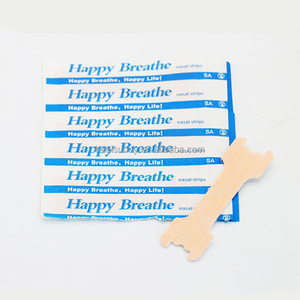 Pince-nez anti-ronflement couleur jetable naturel anti-ronflement bande nasale Logo personnalisé bandelettes nasales pour l'haleine - Product Image 1