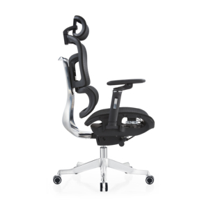 <span class=keywords><strong>Chaise</strong></span> <span class=keywords><strong>de</strong></span> <span class=keywords><strong>bureau</strong></span> <span class=keywords><strong>ergonomique</strong></span> moderne <span class=keywords><strong>de</strong></span> haute qualité avec dossier en maille, appui-tête réglable, soutien lombaire, design exécutif - Product Image 2