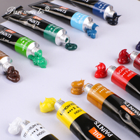 Ensemble de peintures à l'huile, tubes de 12 ml/0,42 oz, non toxiques, pigments riches, peintures à l'huile vibrantes pour artistes professionnels