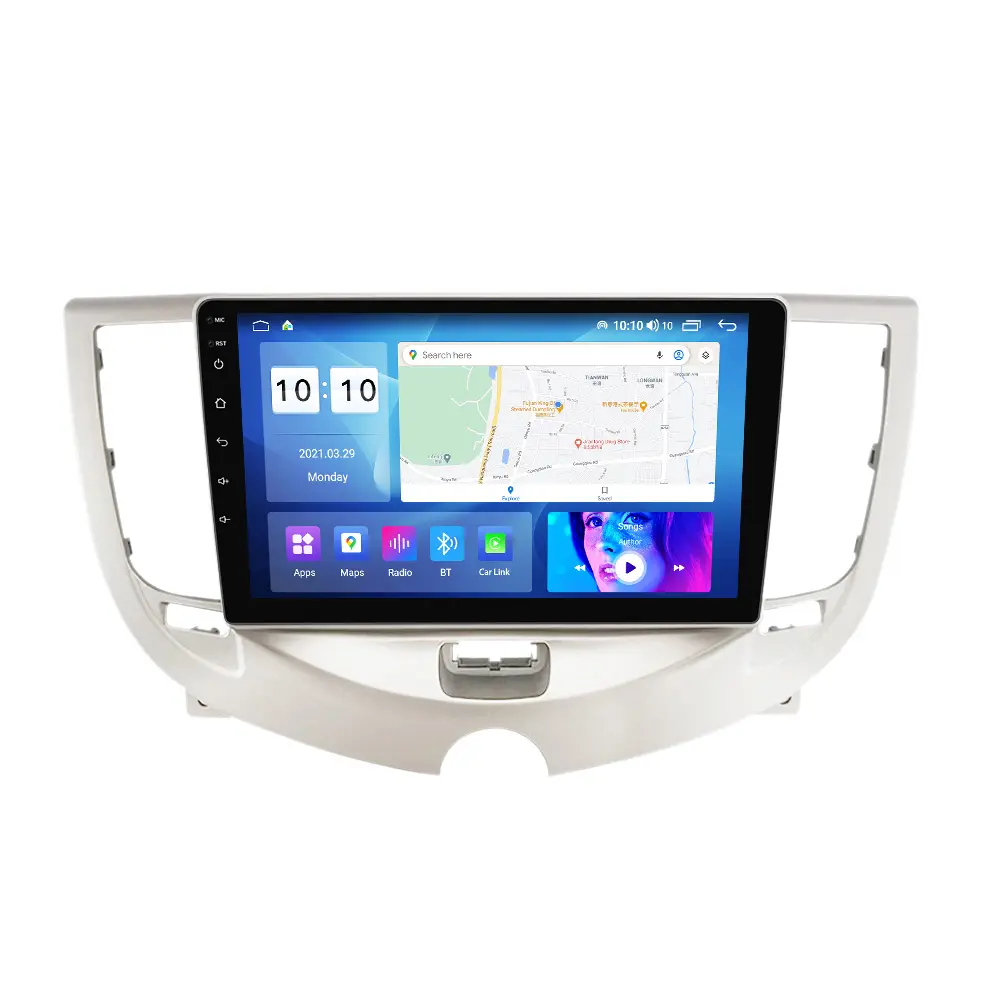 MEKEDE-Radio de coche MS Android, radio de 8 núcleos, 4G, WIFI, auto-play, cámara 360 para Chery A3 2010-2012 GPS FM AM ventilador de refrigeración
