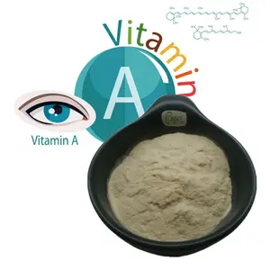 Toptan stok fiyat kuru a vitamini retinyl palmitate 250 cwd toz takviyesi gıda katkısı VA Retinol Palmitate tozu