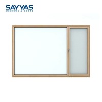 Ventanas Sayyas N110slim Modernas con Marco Delgado de Aluminio y Madera, Diseño Minimalista, Ventanas Panorámicas para Apartamento