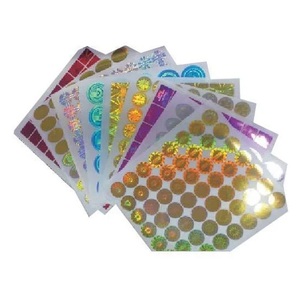 Etiquetas Adhesivas de Aluminio Holográficas Imprimibles de Alto Rendimiento, Personalizadas y Premium, Modelo P19 para Empaquetado - Product Image 1