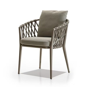 Conjunto de Muebles de Exterior de Mimbre Sintético Impermeable, Sofá de 3 Plazas y Sillón con Estructura de Aluminio para Hotel y Villa - Product Image 4