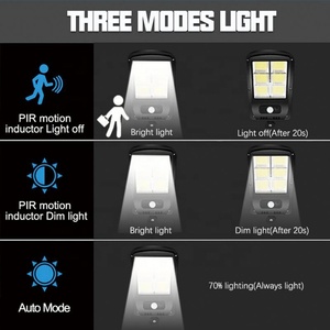 Lámpara Solar de Seguridad con Sensor de Movimiento para Exteriores, Lámpara LED de Pared para Jardín, Lámpara Solar LED de Pared para el Hogar - Product Image 2