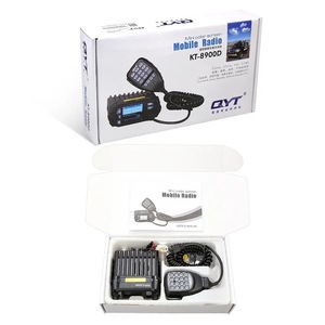 Radio mobile double bande QYT KT-8900D 25W, mini écran couleur, avec microphone et câble - Product Image 1