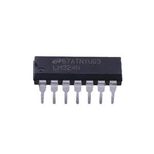 Original New In Stock LM324 Amplifier IC PDIP-14 LM324N/NOPB IC Chip Integrated Circuit Electronic Component