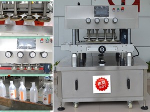 Máquina taponadora de 100mm para Glaces Máquina taponadora lineal automática Máquina selladora taponadora de bebidas <span class=keywords><strong>Lichi</strong></span> Producción personalizada Lin - Product Image 4