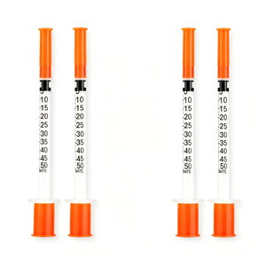 Jeringa de insulina de 1 ml, 31G, 8 mm. <span class=keywords><strong>Comprar</strong></span> ahora jeringas de 1 ml, 32G, 8 mm para uso veterinario. Jeringas de inyección de calibre 31, 5/16 pulgadas, 1 ml. - Product Image 2