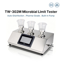 Sistema de Prueba de Límite Microbiano TOONE TW-302M con Cabezales de Bomba Autoclavables, Control por Temporizador y Drenaje Directo Integrado para Uso en Laboratorio