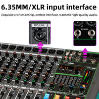 Console de mixage audio 16 canaux PA16, table de mixage DJ avec alimentation fantôme 48V, effets DSP 256, table de mixage pour scène