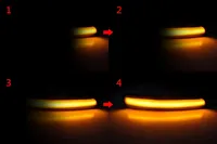 2x Clignotants Séquentiels Dynamiques à LED pour Rétroviseurs Latéraux pour Ford Kuga Escape EcoSport 2013-18