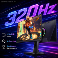 Moniteur de jeu 25 pouces 2K QHD 320Hz Fast IPS 0,5 ms GtG, écran professionnel pour l'e-sport, fabrication OEM directe d'usine
