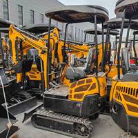 Excavatrice Hightop 1,5 tonne avec flèche pivotante hydraulique et chenilles rétractables, livraison gratuite