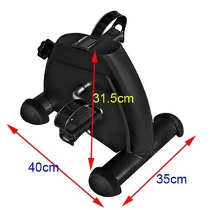 <b>Pedal</b> <b>Exercise</b> Bike For Seniors And Adults With Resistance Training Black Upright Model 100kg Load Capacity - Product Image 2