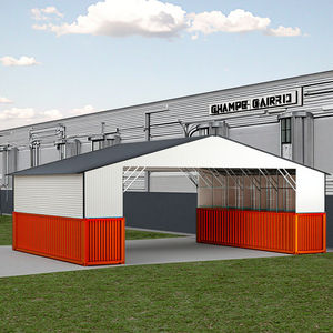 Kit de toiture pour conteneur SGC5640, <span class=keywords><strong>abri</strong></span> en métal pour conteneur, toiture en métal pour conteneur de 40 pieds - Product Image 4