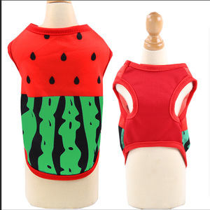 Mesh Breathable Pet Vest Dog <b>Cat</b> <b>Clothes</b> Summer Spring Autumn Print Design Sun Protection All Seasons Apparel - Product Image 4